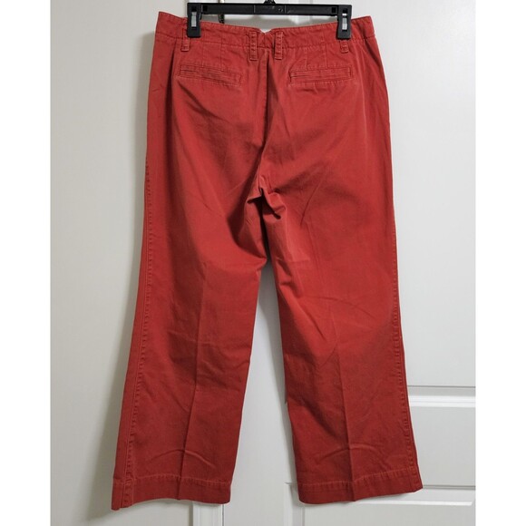 J. Crew Weathered Broke In Classic Twill Original Fit Chino Women's 10 Wide Leg - Picture 11 of 11
